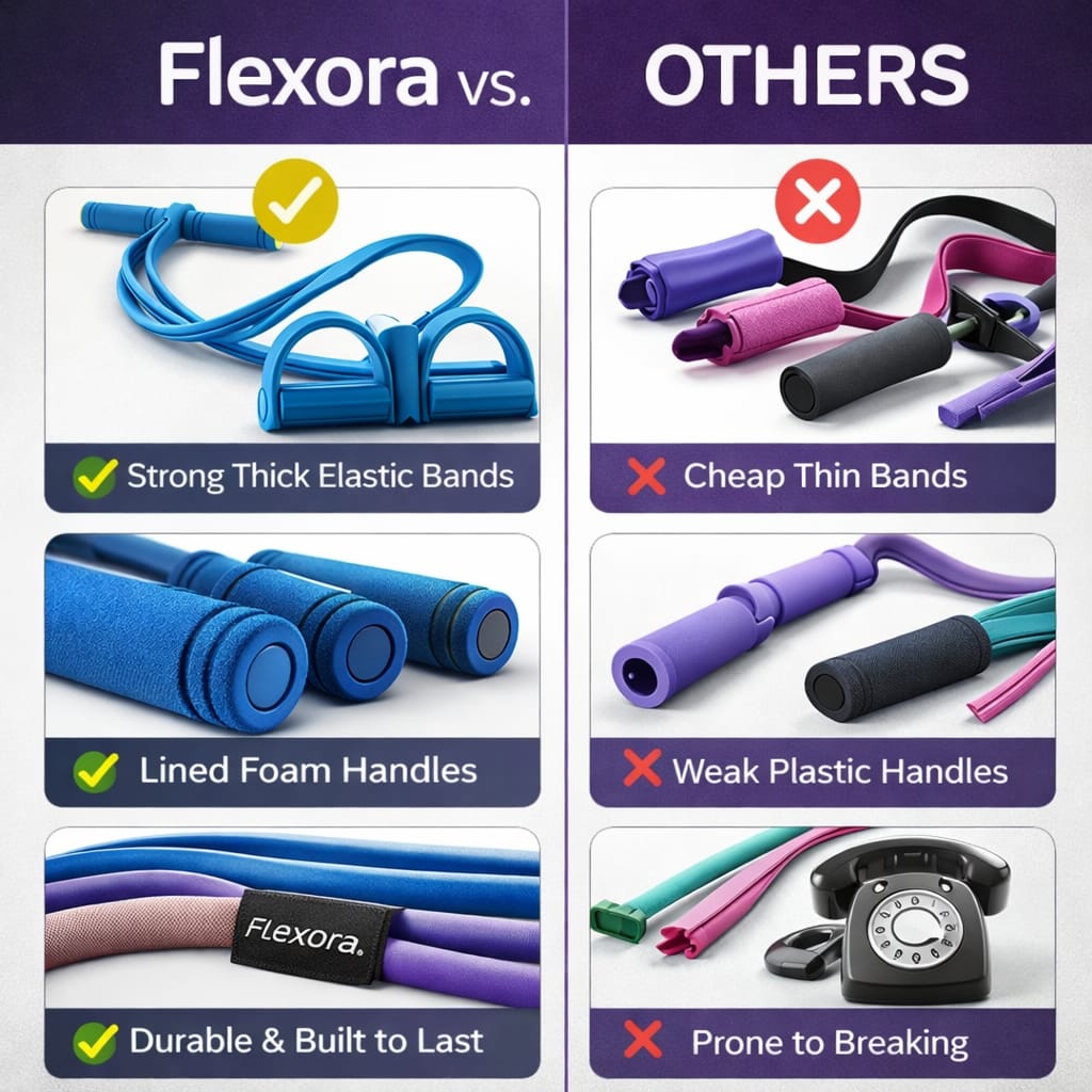 Flexora Core Band™ Effortless Workouts. Visible Results
